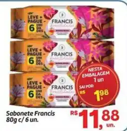 Fort Atacadista Sabonete Francis c/6 un. oferta