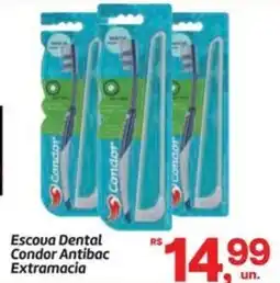 Fort Atacadista Escova Dental Condor Antibac Extramacia oferta