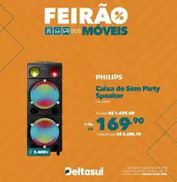 Deltasul PHILIPS Caixa de Som Party Speaker oferta