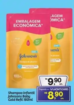 Fort Atacadista Shampoo Infantil Johnsons Baby Gold Refil oferta
