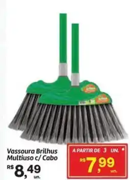 Fort Atacadista Vassoura Brilhus Multiuso c/Cabo oferta