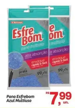 Fort Atacadista Pano Esfrebom Azul Multiuso oferta