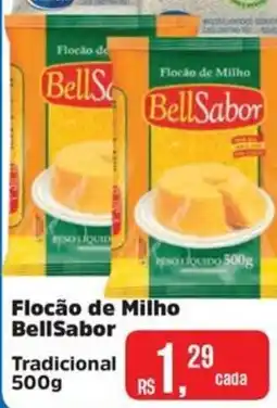 Supermercados Mateus Flocão de Milho BellSabor Tradicional oferta