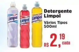 Supermercados Mateus Detergente Limpol oferta