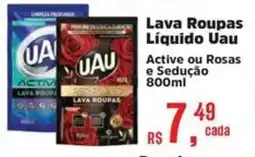 Supermercados Mateus Lava Roupas Líquido Uau oferta
