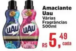 Supermercados Mateus Amaciante Uau Várias Fragrâncias oferta