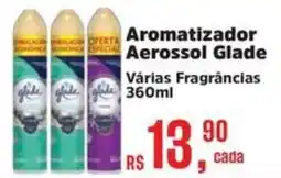 Supermercados Mateus Aromatizador Aerossol Glade Várias Fragrâncias oferta