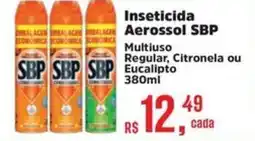 Supermercados Mateus Inseticida Aerossol SBP Multiuso Regular, Citronela ou Eucalipto oferta