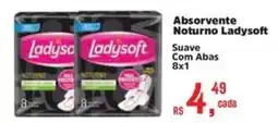 Supermercados Mateus Absorvente Noturno Ladysoft oferta