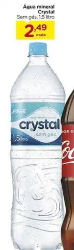 Carrefour Água mineral Crystal Sem gás, oferta