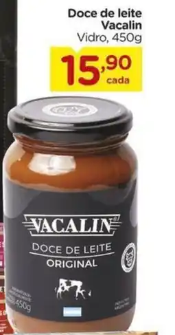 Carrefour Doce de leite Vacalin Vidro, oferta