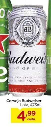 Carrefour Cerveja Budweiser Lata, oferta