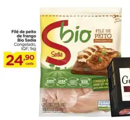 Carrefour Filé de peito de frango Bio Sadia Congelado, IQF, oferta