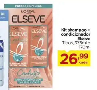 Carrefour Kit shampoo + condicionador Elseve oferta