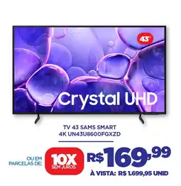 DB Supermercados Tv 43 sams smart 4K UN43U8600FGXZD oferta