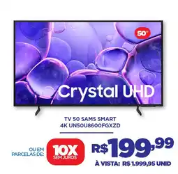 DB Supermercados Tv 50 sams smart 4K UN50U8600FGXZD oferta
