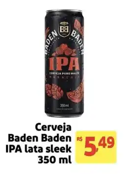 Mercado Extra Cerveja Baden Baden IPA lata sleek oferta