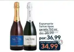 Coop Espumante Salton tipos oferta