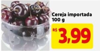 Mercado Extra Cereja Importada 100g oferta