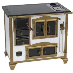 Benoit Fogão a Lenha Venax N2 Imperador Vitreo Premium Saída Direita com Caldeira oferta