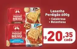 Supermercados Pague Menos Lasanha Perdigão oferta