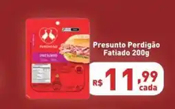 Supermercados Pague Menos Presunto Perdigão Fatiado oferta