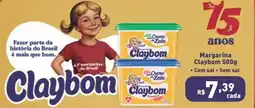 Supermercados Pague Menos Margarina Claybom oferta
