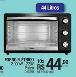 Milium Forno elétrico 2.000W-220V Philco oferta