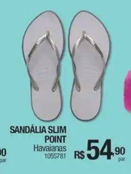 Milium Sandália slim point havaianas oferta
