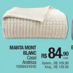 Milium Manta mont blanc casal andreza oferta