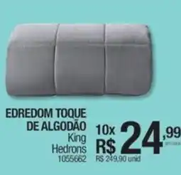 Milium Edredom toque de algodão King Hedrong oferta