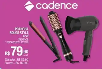 Prancha rouge style 42w cadence