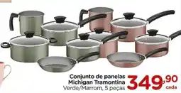 Carrefour Conjunto de panelas Michigan Tramontina oferta