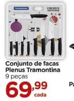 Carrefour Conjunto de facas Plenus Tramontina oferta