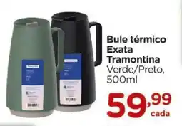 Carrefour Bule térmico Exata Tramontina Verde/Preto, oferta