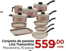 Carrefour Conjunto de panelas Linz Tramontina oferta