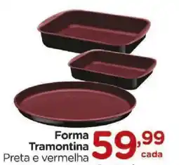 Carrefour Forma Tramontina Preta e vermelha oferta