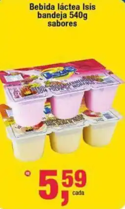 Frangolândia Bebida láctea Isis bandeja sabores oferta