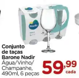 Carrefour Conjunto de taças Barone Nadir oferta