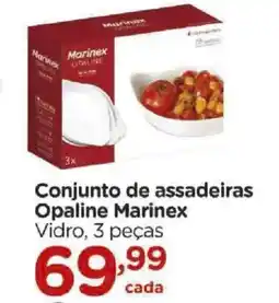 Carrefour Conjunto de assadeiras Opaline Marinex oferta