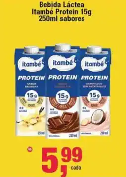 Frangolândia Bebida Láctea Itambé Protein 15g sabores oferta
