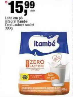 Frangolândia Leite em pó integral Itambé Zero Lactose sachê oferta