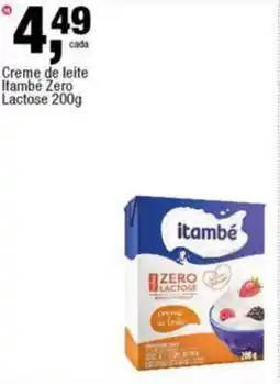 Frangolândia Creme de leite Itambé Zero Lactose oferta