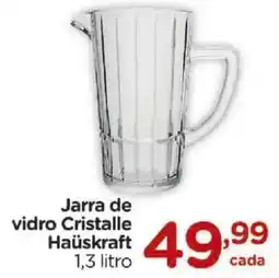 Carrefour Jarra de vidro Cristalle Haüskraft oferta