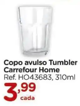 Carrefour Copo avulso Tumbler Carrefour Home oferta