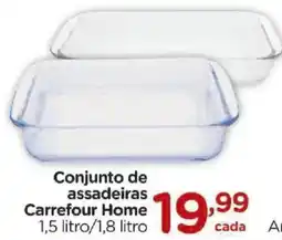 Carrefour Conjunto de assadeiras Carrefour Home oferta
