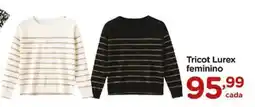 Carrefour Tricot Lurex feminino oferta