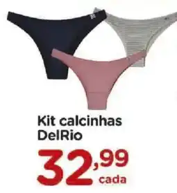 Carrefour Kit calcinhas DelRio oferta