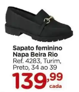 Carrefour Sapato feminino Napa Beira Rio oferta