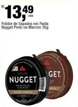 Frangolândia Polidor de Sapados em Pasta Nugget Preto ou Marrom oferta